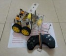 Robot Transporter 4WD Gearbox Kuning