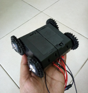 Motor dan Roda 4WD for Mobile Robotics