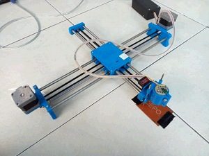 Arduino Robot Drawing Engraving Panjang Sumbu Bagian Stepper 50cm