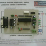 Minimum System ATmega8 komplit RS232 dan Support Arduino