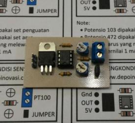 Modul Pengkondisi Sensor PT100