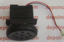 Paket Motor Gearbox Hitam + Roda