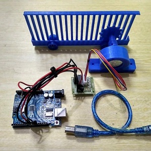 Miniatur Pagar Geser Komplit Arduino
